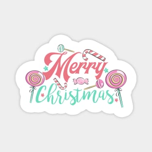 Merry Christmas lollipop Magnet