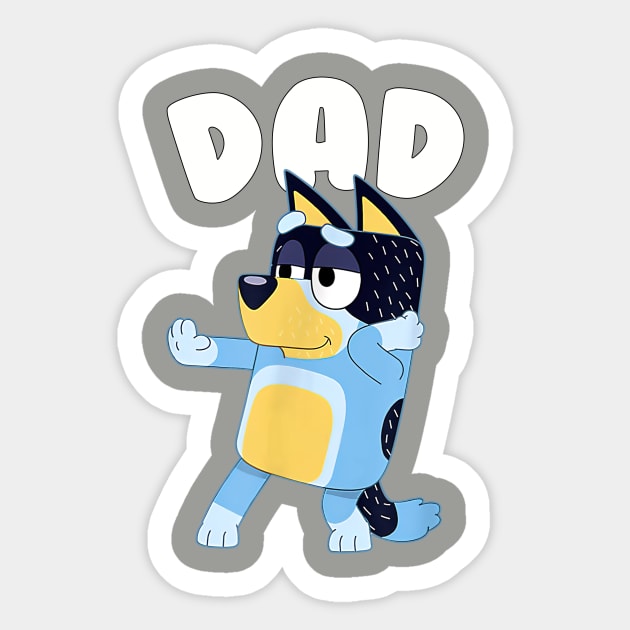 Bluey Chili Dancing Stickers -  Sweden