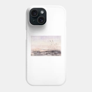 Watercolor abstract landscape. Phone Case