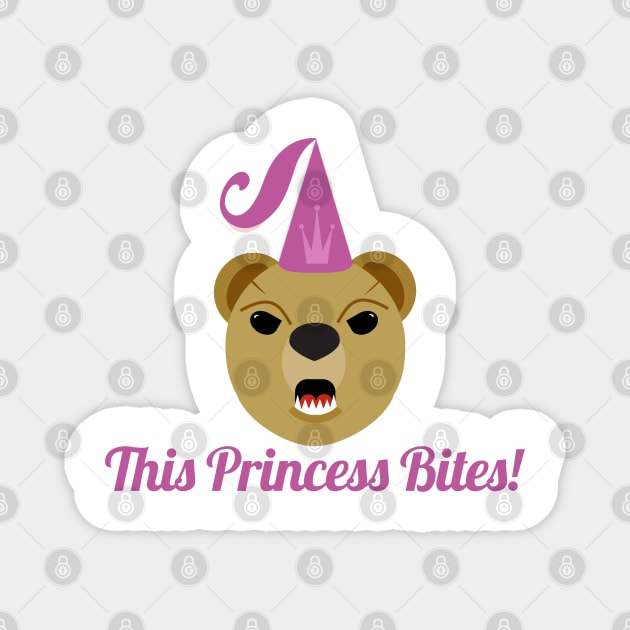 This Princess Bites Magnet by TeawithAlice