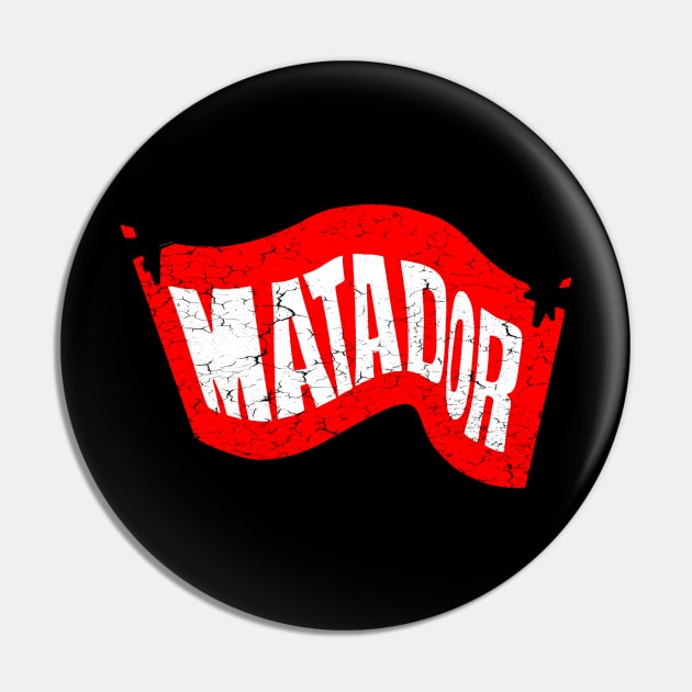 Vintage Matador Records Distressed Pin by Ipung