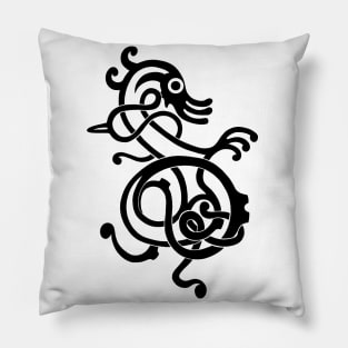 Norse Serpent Pillow