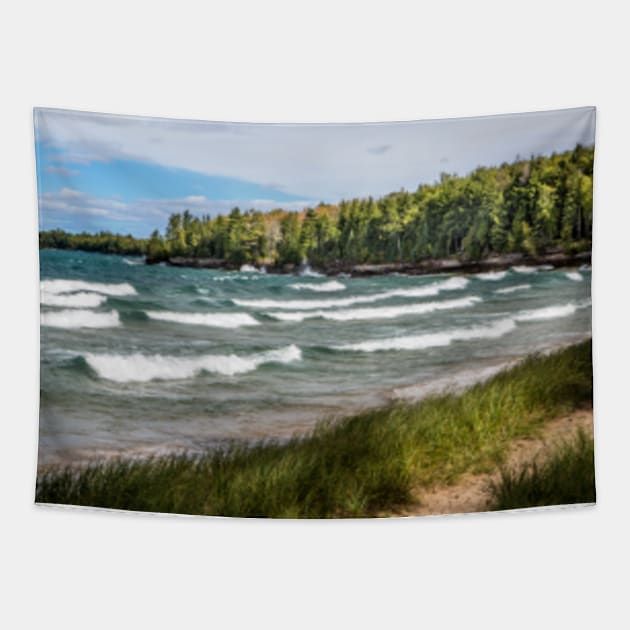 Lake Superior Tapestry by Femaleform