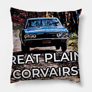 Great Plains Corvair Club - Come Drive! Pillow