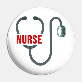 Stethoscope Nurse Pin