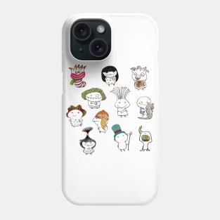 Buncha creatures 1 Phone Case