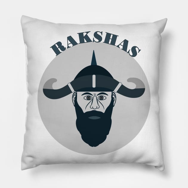 RAKSHAS THE SAVIOR Pillow by Tees4Chill