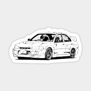 Seiji Iwaki's Mitsubishi Lancer Evolution [ Initial D ] Magnet