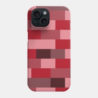 Abstract striped bars red Phone Case