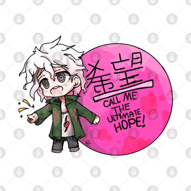 Danganronpa Nagito Call me the Ultimate Hope! Art by Kībo-Kībo by Kibo-Kibo