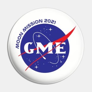 GME Moon Mission 2021 Pin