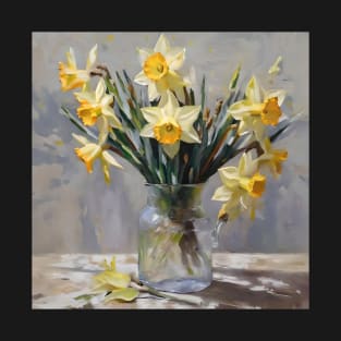 Easter Daffodils Study T-Shirt