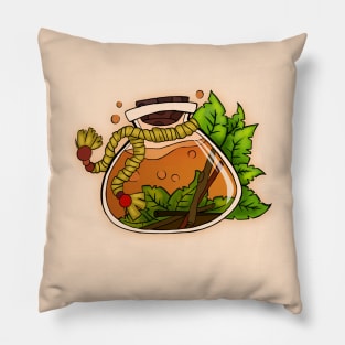 Orange potion Pillow