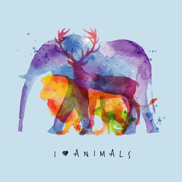 I Love Animals by ConnectingtoNature