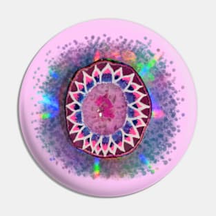 Flower Agate Splash Pin