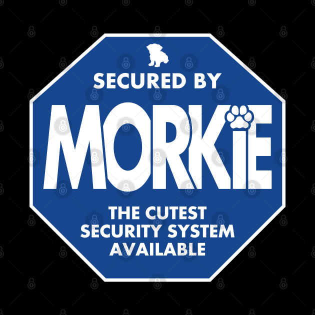 Morkie Security Service - Blue by ZZDeZignZ