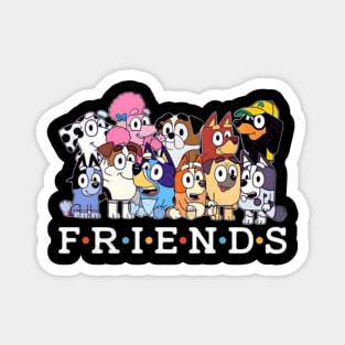 friend bluey Magnet