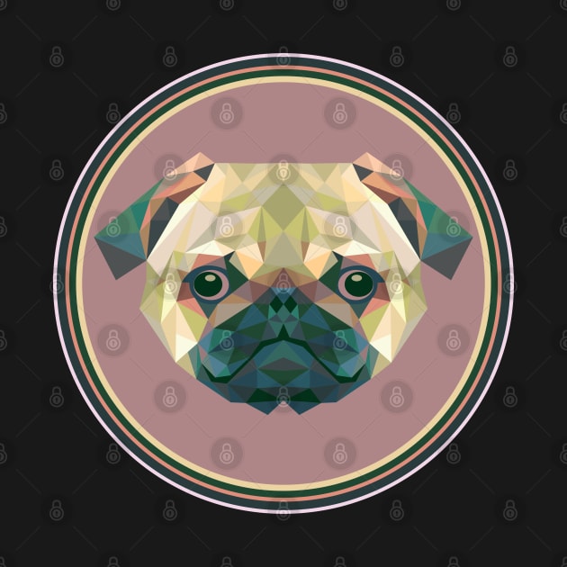 Pug Puppy Dog Lovers Face Cute Pop Art Adoption by markz66