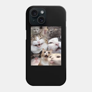 Cat collage Phone Case