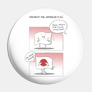 Origin of the Japanese flag Pin