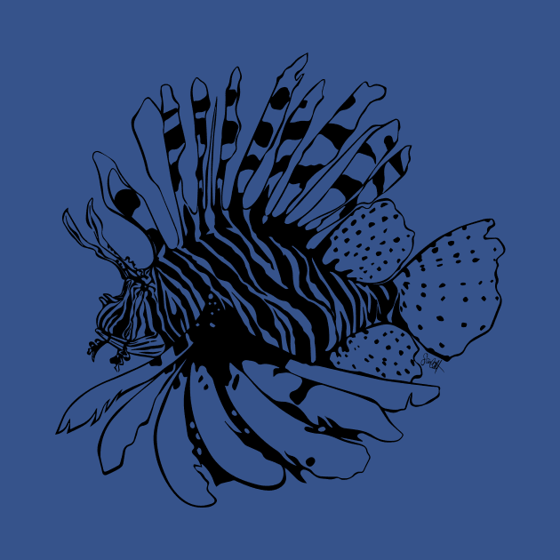 Radical Lion Fish by scarlettbaily