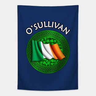 Irish Flag Shamrock Celtic Knot - O'Sullivan Tapestry