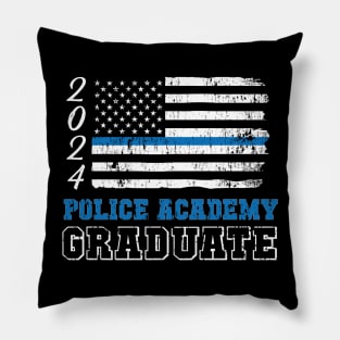 Police Academy 2024 Graduation - Thin Blue Line TShirt T-Shirt Pillow