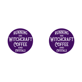 Running on Witchcraft Coffee and Crystals Cheeky Witch® T-Shirt