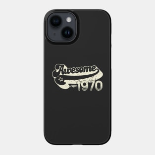 50th birthday gifts for men and women 1970 gift 50 years old Phone Case