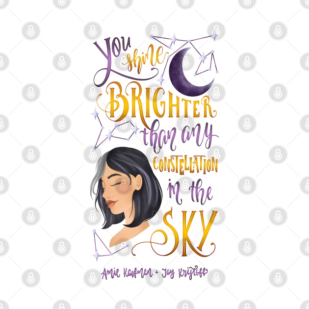 YOU SHINE BRIGHTER by Catarinabookdesigns