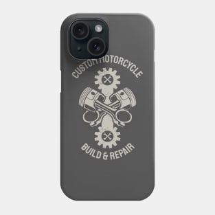 Custom Motorcycle Vintage Tee | Personalized Biker Phone Case