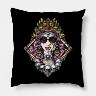 Gothic Kali Goddess Pillow