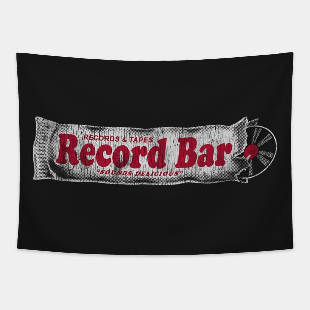 Record Bar Music Store Vintage Durham North Carolina Tapestry by Contentarama