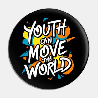 Youth Can Move the World - Baha'i Faith Pin