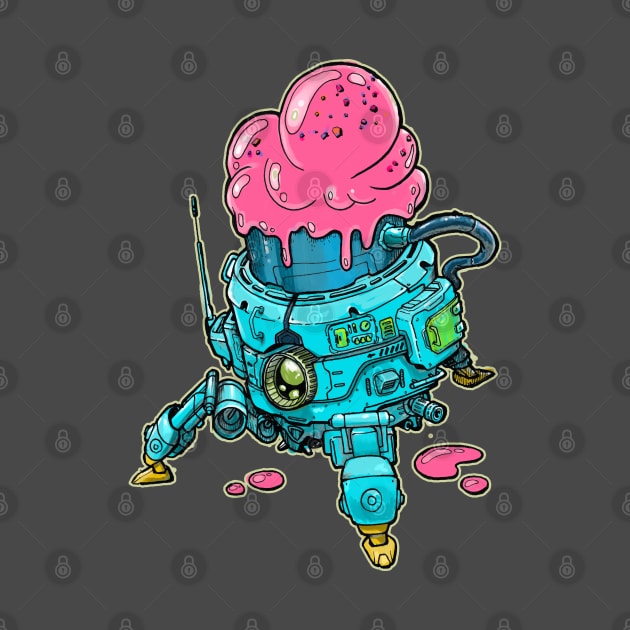 Ice cream mecha by INKSPACE