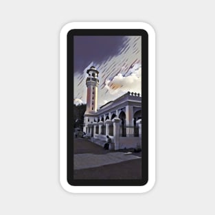 Beautiful Gray building Art Magnet