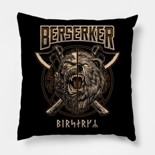 Berserker Norse Viking Pagan Bear Warrior Pillow