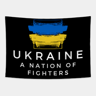 Ukraine A Nation of Fighters Tapestry