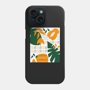 Abstract bohemian garden Phone Case