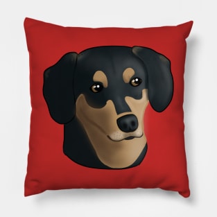 Daisy the Hound (Small Design) Pillow