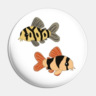 Loach Twins Pin