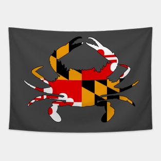 State Flag Crab (Gray) Tapestry