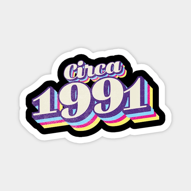 1991 Birthday Magnet by Vin Zzep