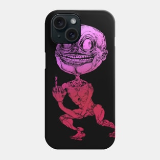 Big Eyes and Smiles Sketch Dark Surrealistic Art Phone Case