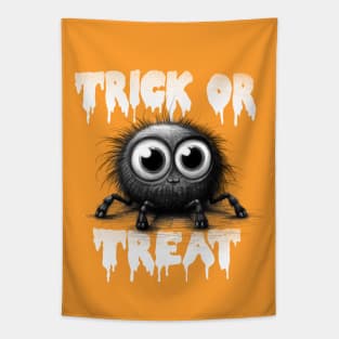 Cute Little Trick Or Treat Spider Tapestry