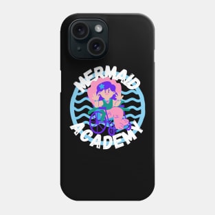 Mermaid Academy Cute Mermaid on a Wheelchair Diversity Perfect Gift for Mermaid Lovers with a Disability Phone Case