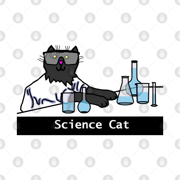 Science Cat by ellenhenryart