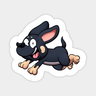 Running Chihuahua Magnet