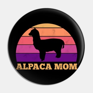 Alpaca Mom Llama Mother Pin