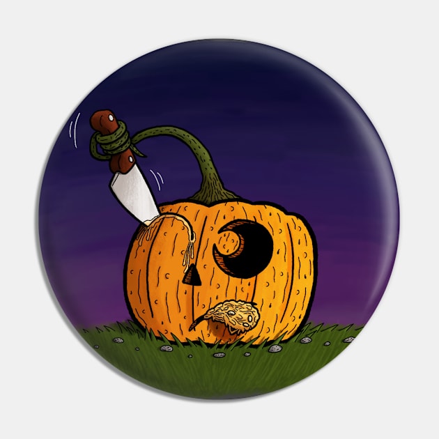 A Pumpkin Carving Itself Pin by Cody Litman